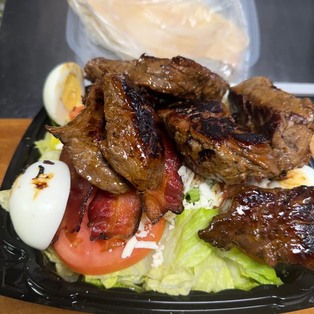 Steak Tip Cobb Salad.