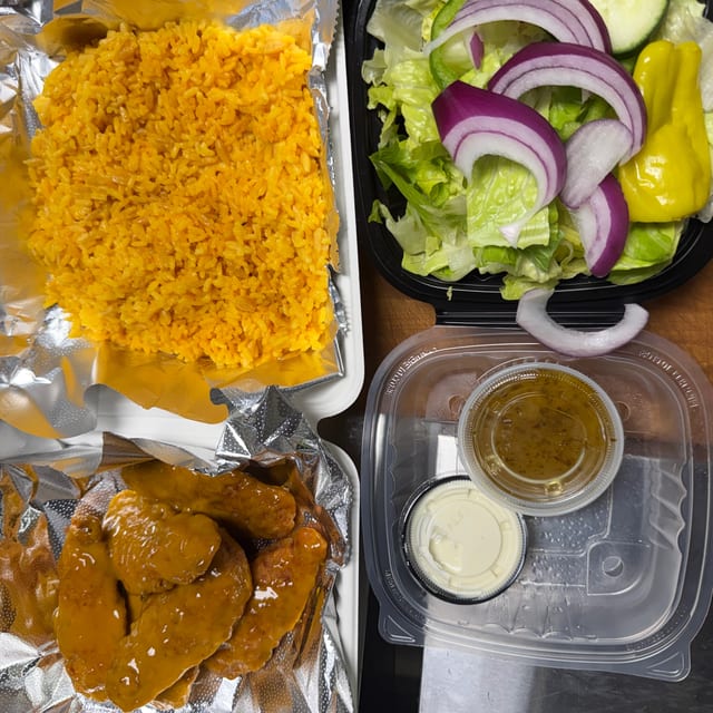 Chicken Tender Dinner.