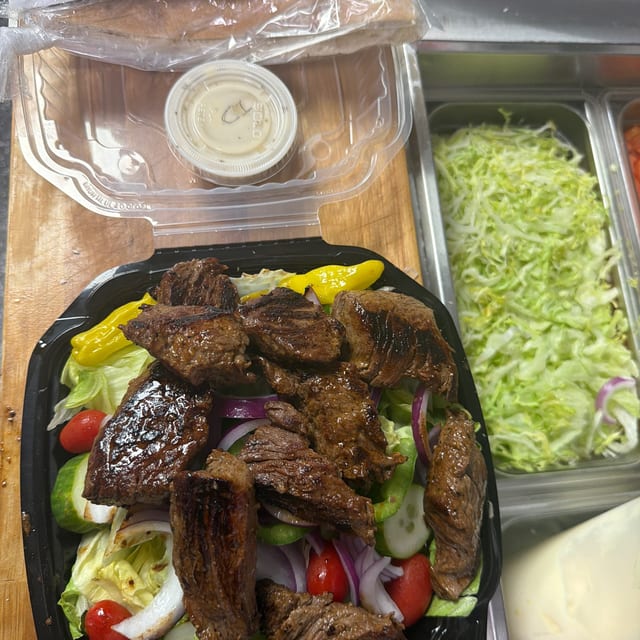 Steak Tips Salad.