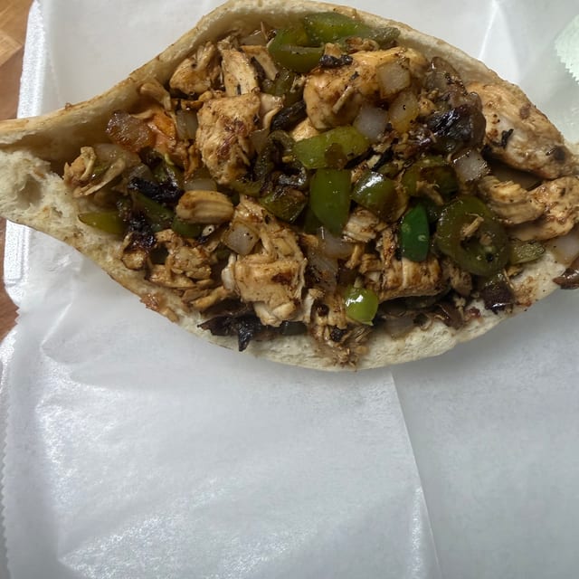 Chicken Stir Fry Wrap.