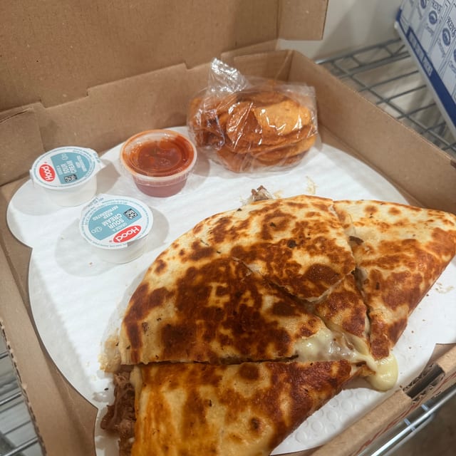 Cheese Quesadilla.