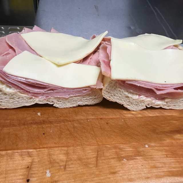 Ham & Cheese Sub.